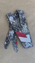 1 OF 1 “red stripe” Diamond Camo Headband